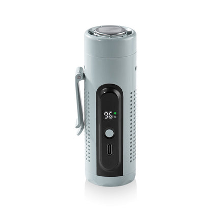 Portable Neck Hanging Fan with Flashlight