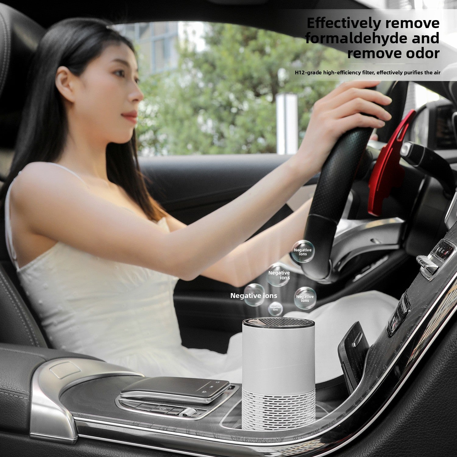 Portable Negative Ion Air Purifier