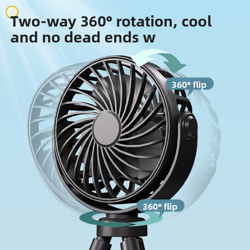 Portable Octopus USB Desk Fan with Night Light