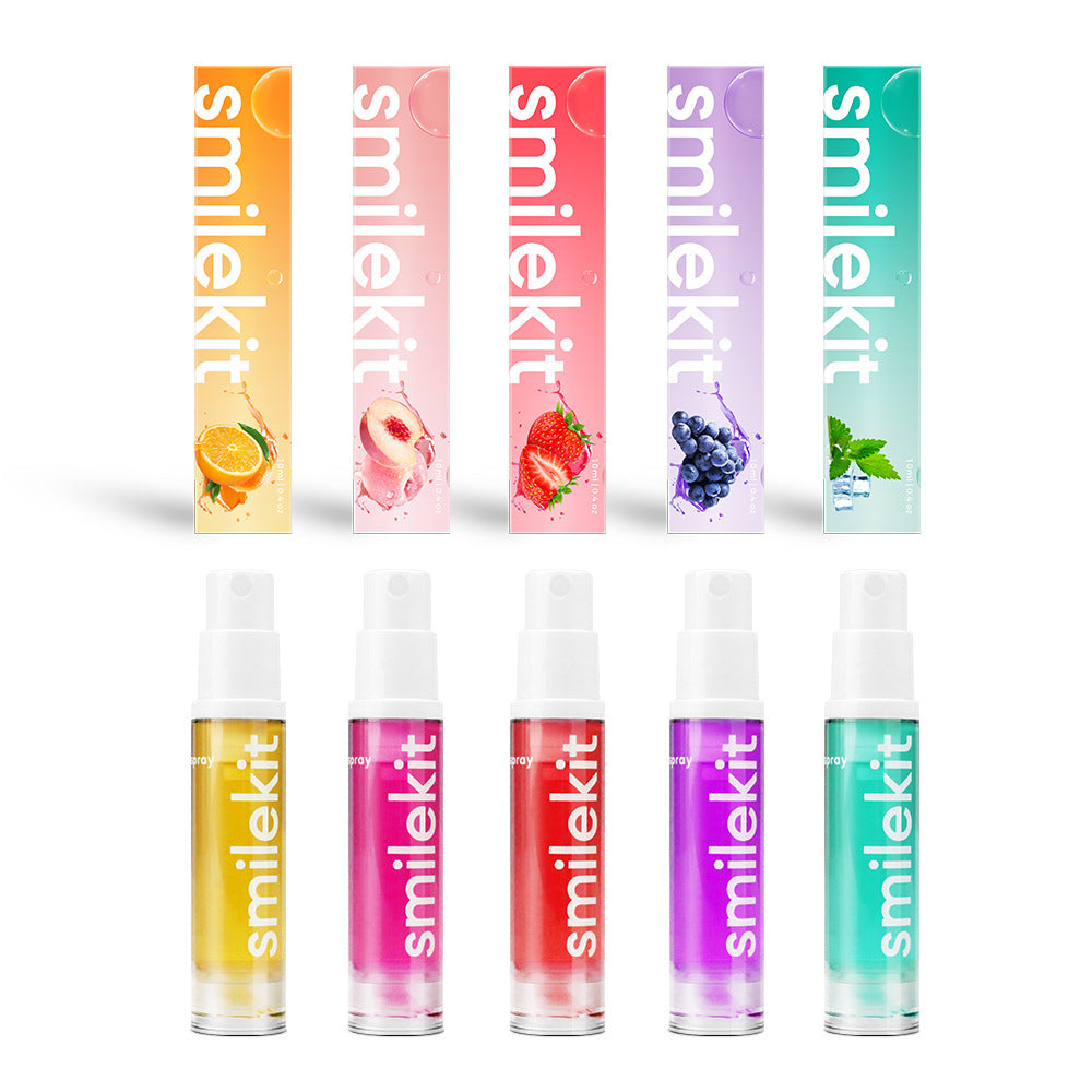 Portable Oral Fresh Breath Spray with Multiple Flavors