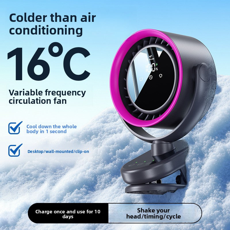 Portable Oscillating Clip Fan