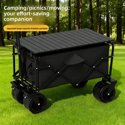 Portable Outdoor Camping Cart with Table
