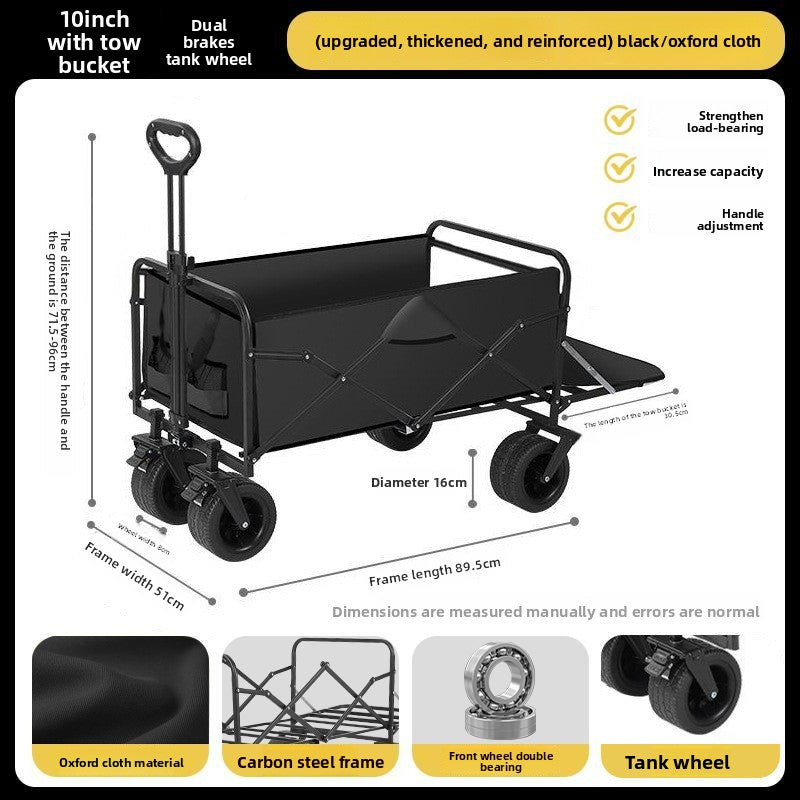 Portable Outdoor Camping Cart with Table