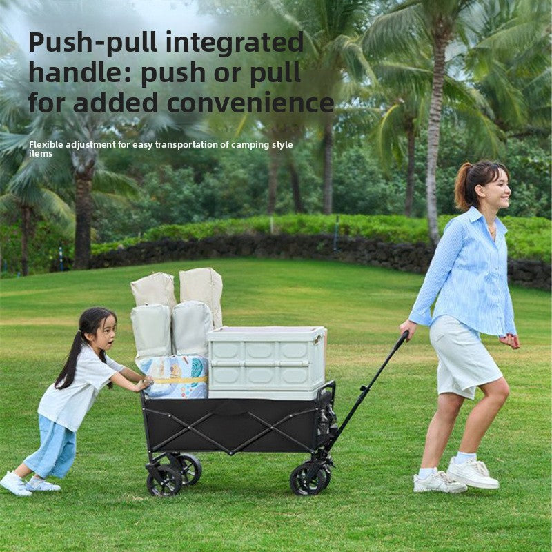 Portable Outdoor Camping Cart with Table