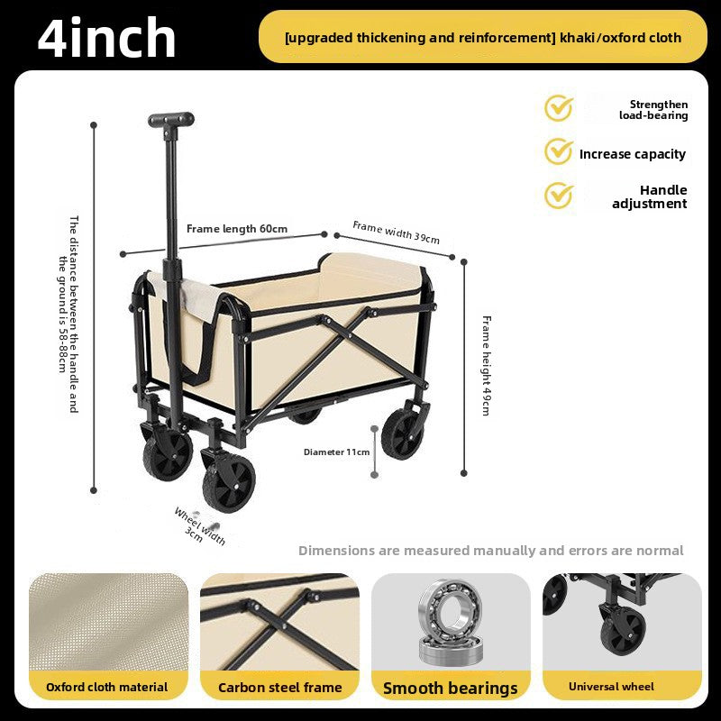 Portable Outdoor Camping Cart with Table