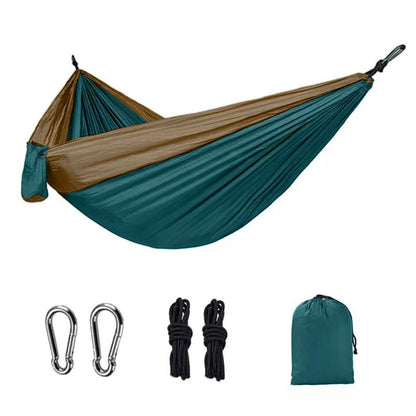 Portable Outdoor Camping Hammock with Straps
