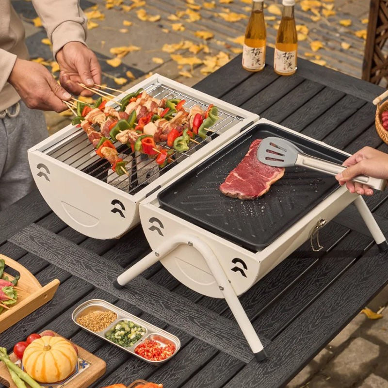 Portable Outdoor Camping Smokeless Barbecue Grill Barbecue Stove