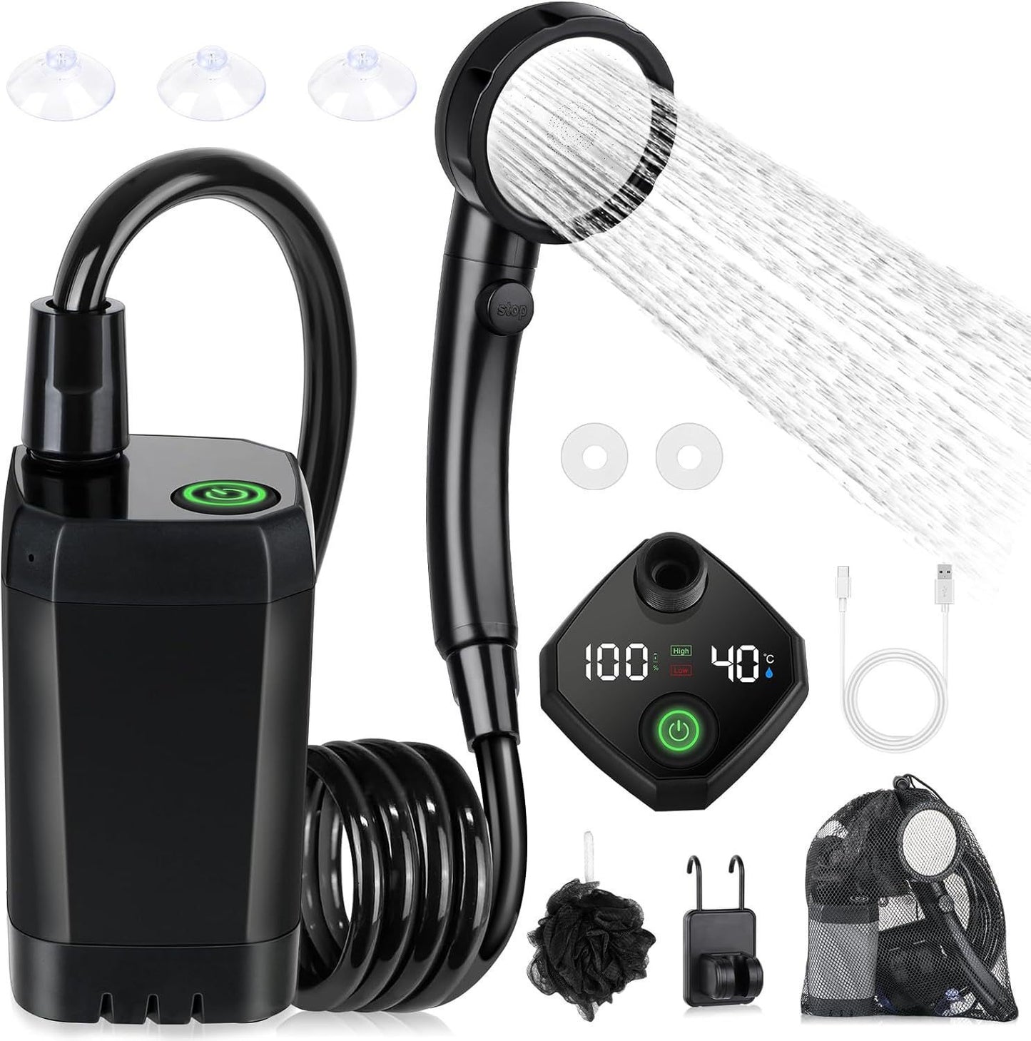 Portable Outdoor Electric Shower