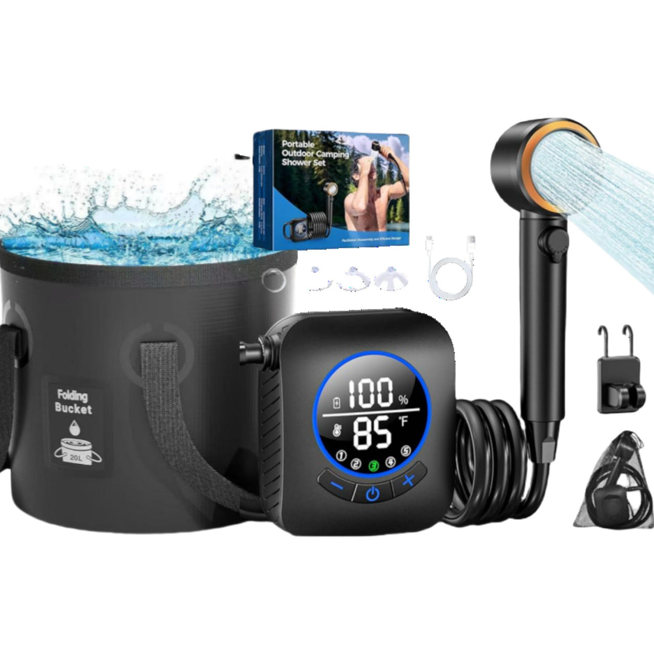 Portable Outdoor Electric Shower