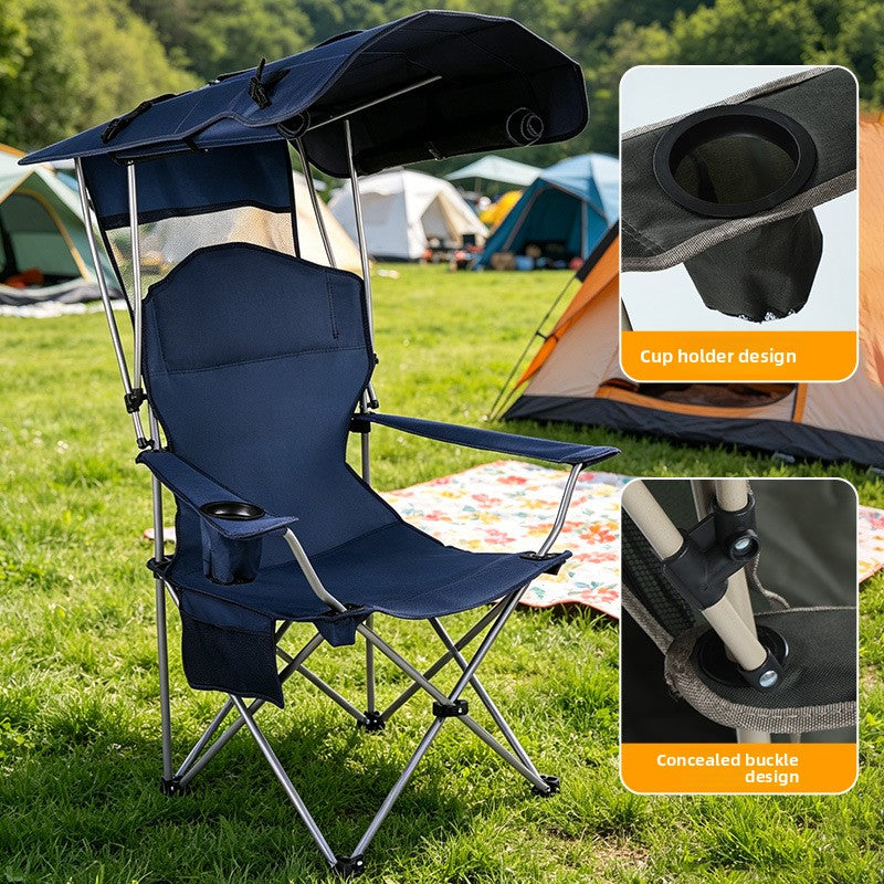 Portable Outdoor Folding Chair with Canopy