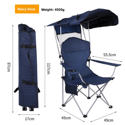 Portable Outdoor Folding Chair with Canopy
