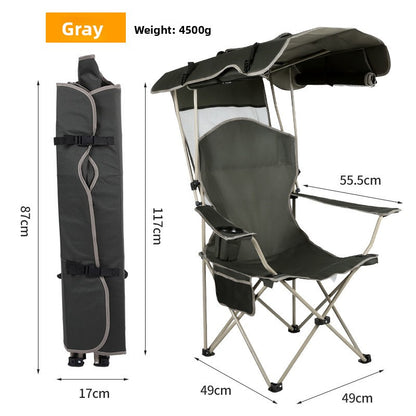 Portable Outdoor Folding Chair with Canopy