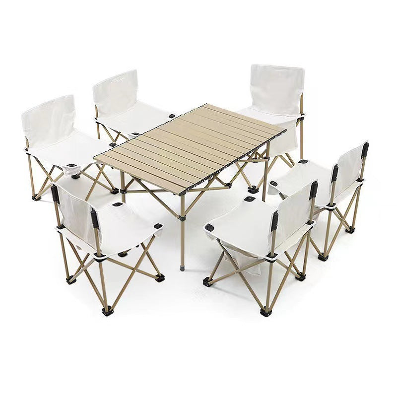 Portable Outdoor Folding Chair with Reinforced Frame