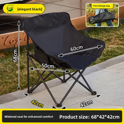 Portable Outdoor Folding Moon Chair