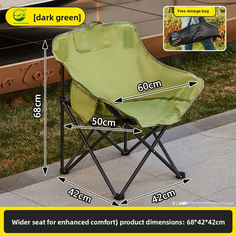 Portable Outdoor Folding Moon Chair
