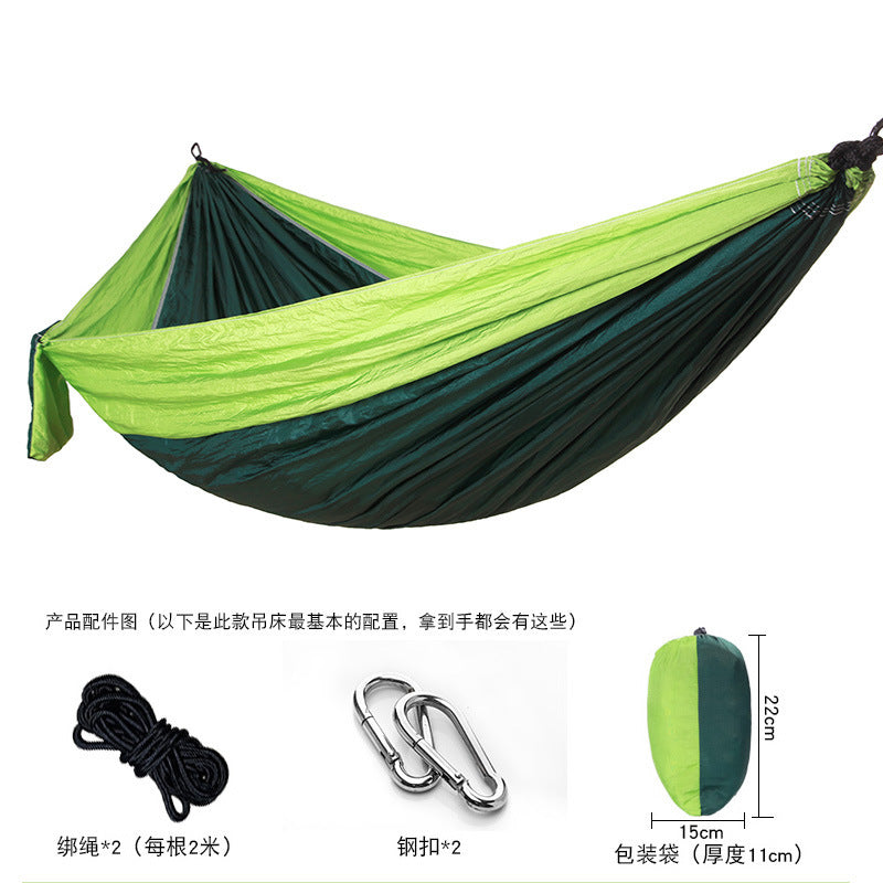 Portable Outdoor Hammock Chair with Parachute Nylon