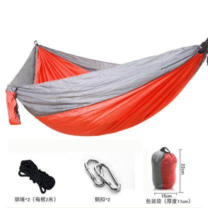 Portable Outdoor Hammock Chair with Parachute Nylon