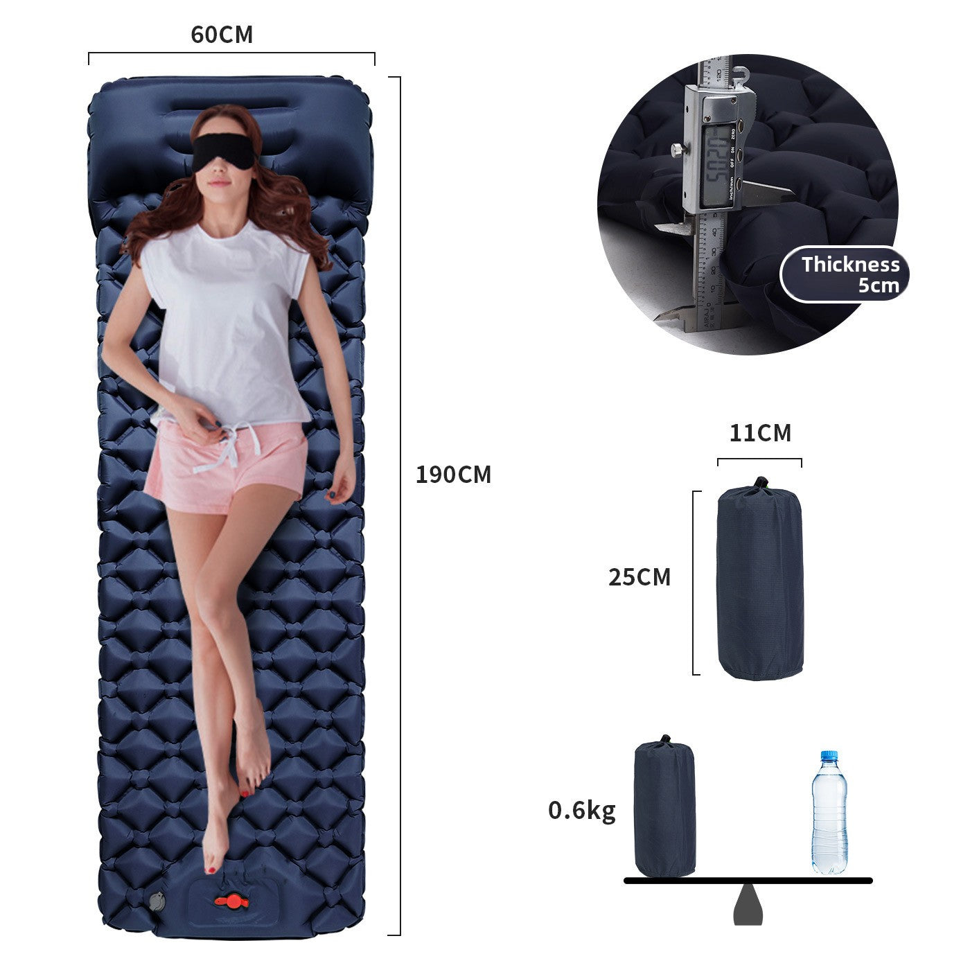 Portable Outdoor Inflatable Sleeping Pad