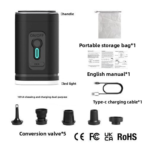 Portable outdoor vacuum pump