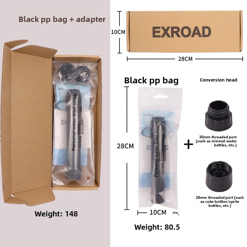 Portable Outdoor Water Filter Straw
