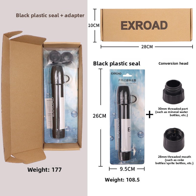 Portable Outdoor Water Filter Straw