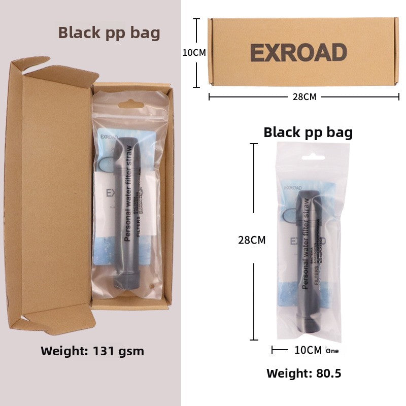 Portable Outdoor Water Filter Straw
