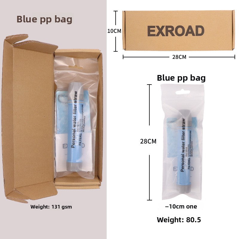 Portable Outdoor Water Filter Straw