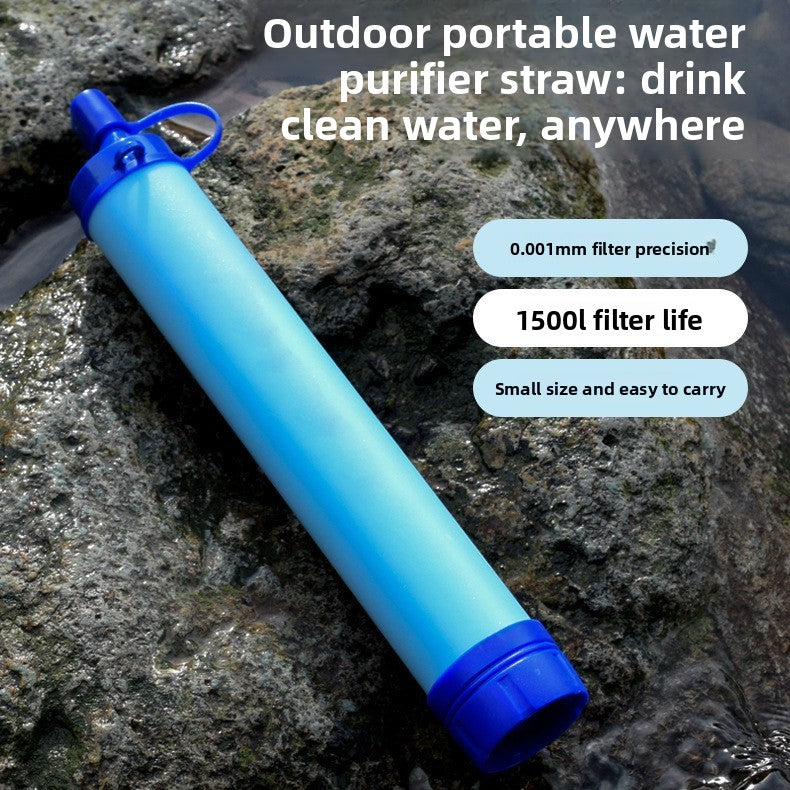Portable Outdoor Water Purification Straw