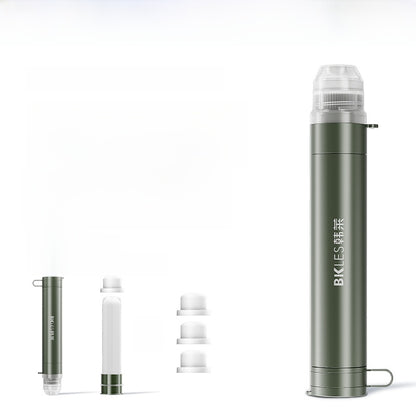 Portable Outdoor Water Purifier with Direct Drinking Filter