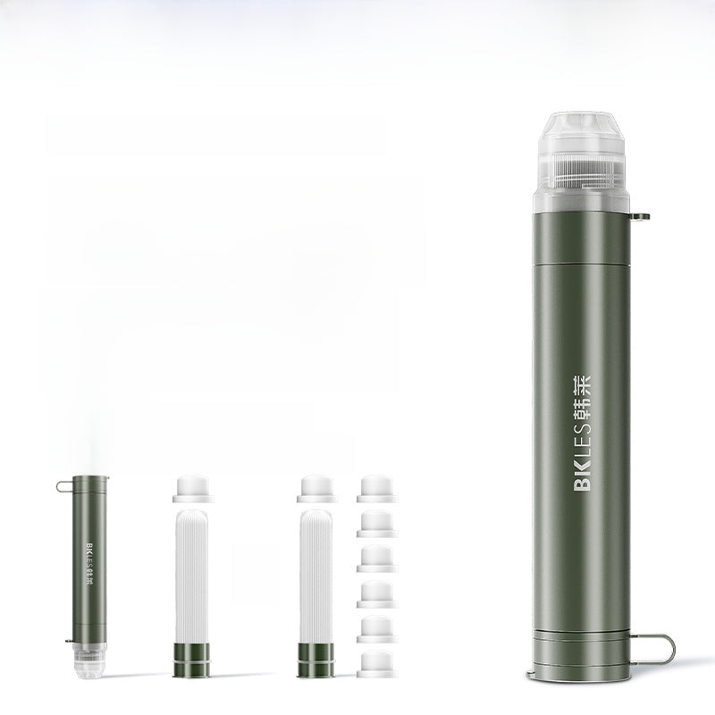 Portable Outdoor Water Purifier with Direct Drinking Filter
