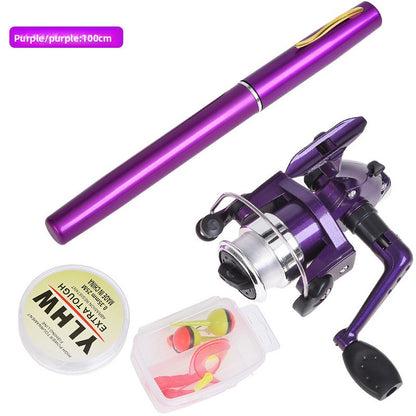 Portable Pen-Style Fishing Rod Set