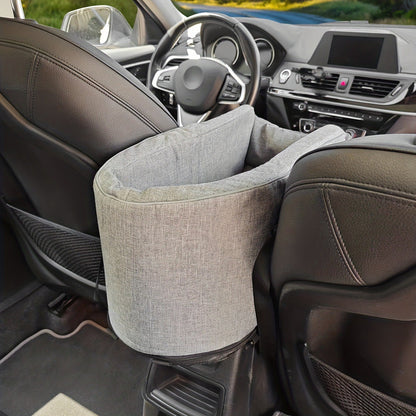 Portable Pet Car Console Nest with Handle