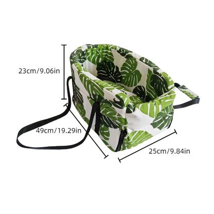 Portable Pet Car Console Nest with Handle