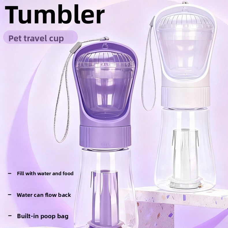 Portable Pet Dog Water and Food Cup