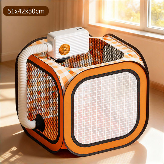 Portable Pet Drying Box with Hair Dryer