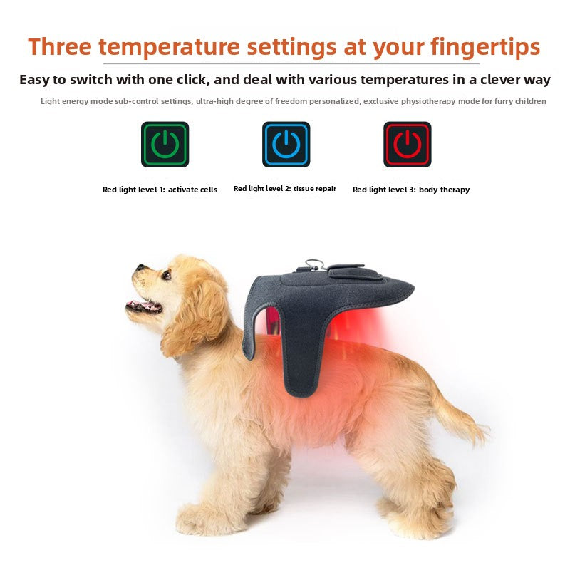 Portable Pet Red Light Therapy Belt for Injury Relief