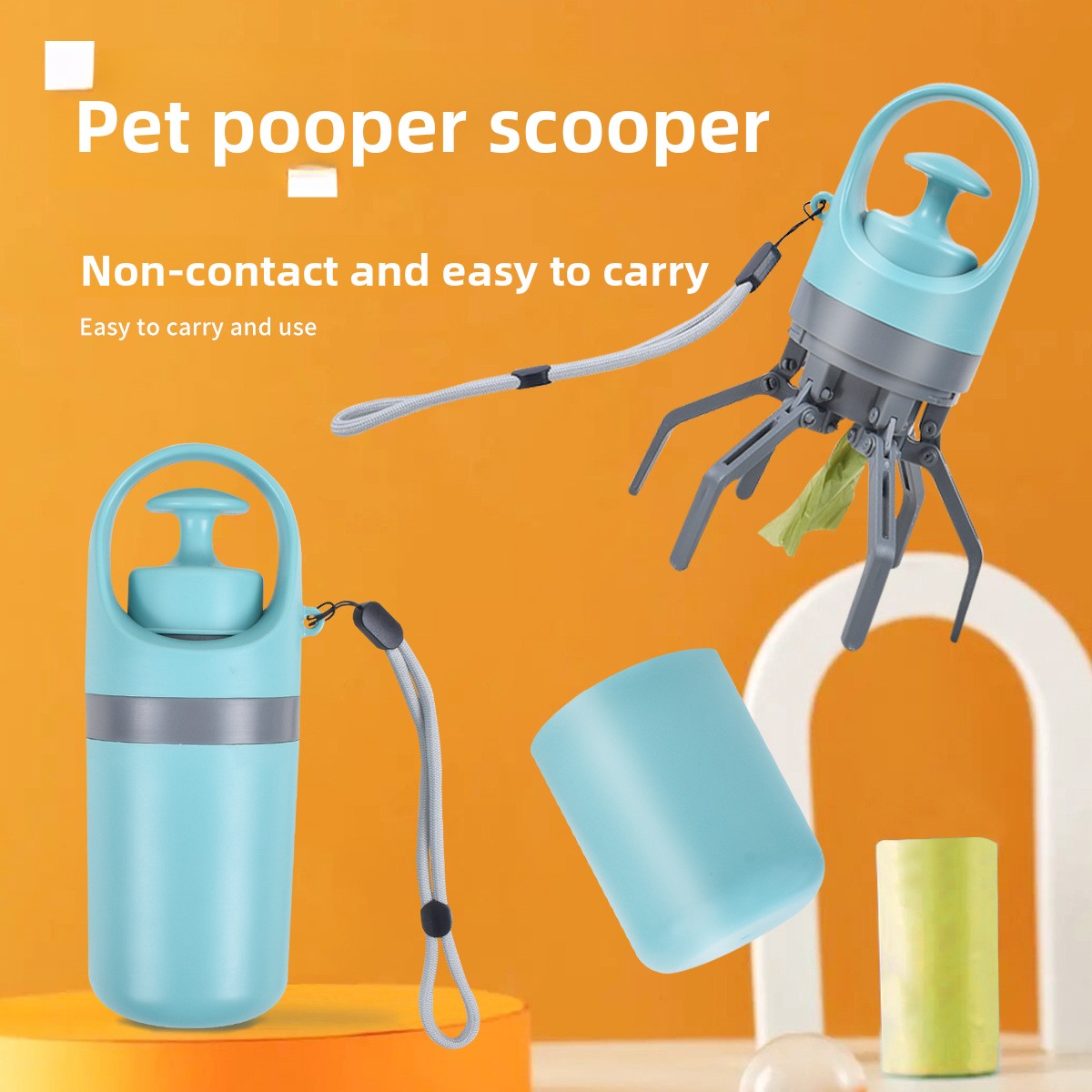 Portable Pet Waste Cleanup Tool