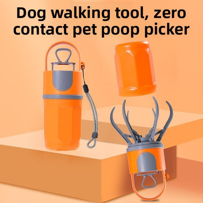 Portable Pet Waste Scooper with Bag Dispenser