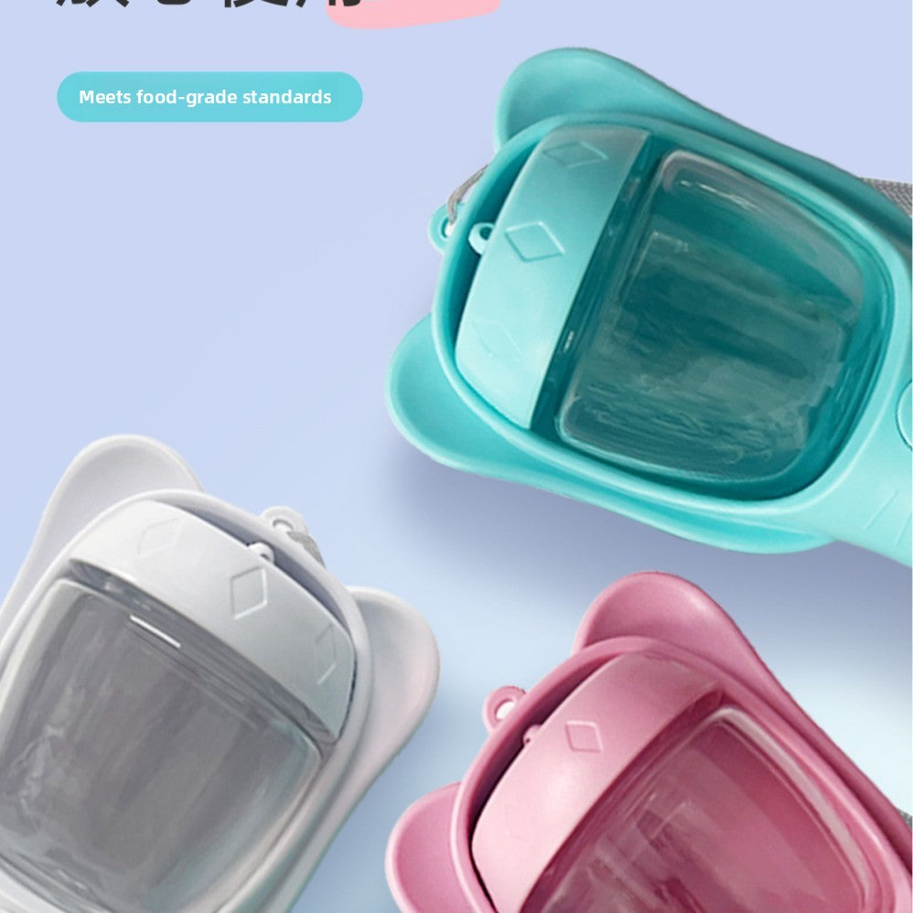Portable Pet Water and Food Dispenser Cup