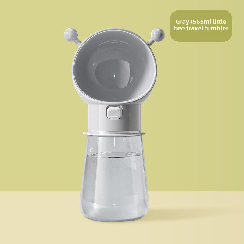 Portable Pet Water Bottle with Feeder