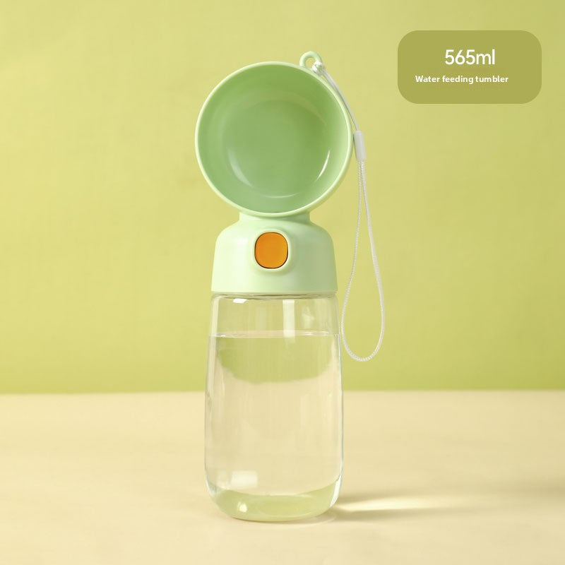 Portable Pet Water Bottle with Feeder