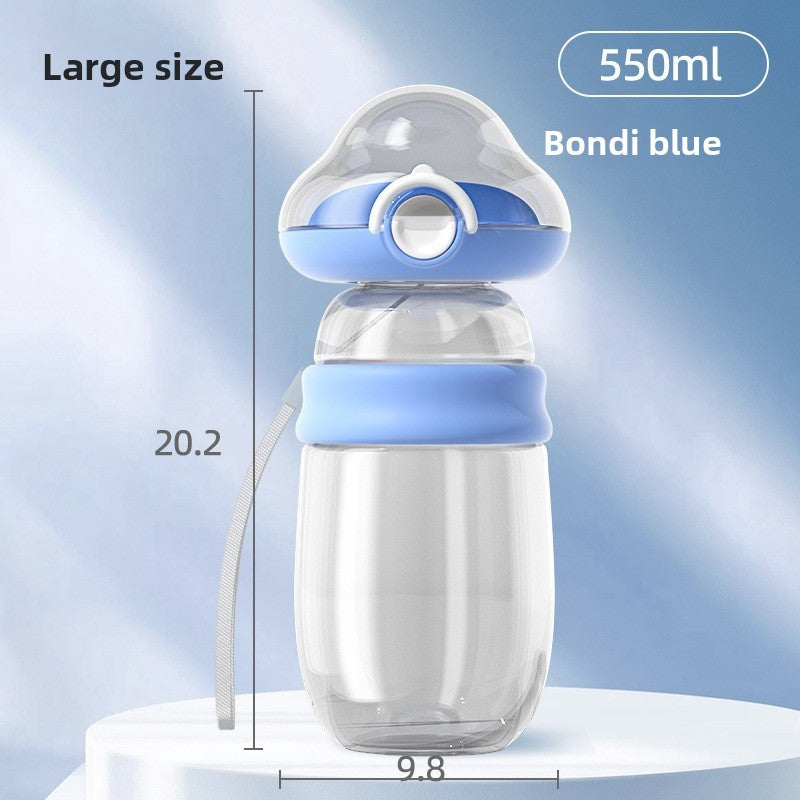 Portable Pet Water Bottle with Feeding Container