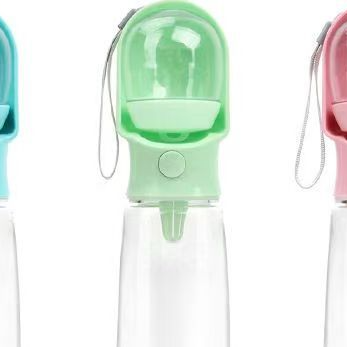 Portable Pet Water Bottle with Food Container