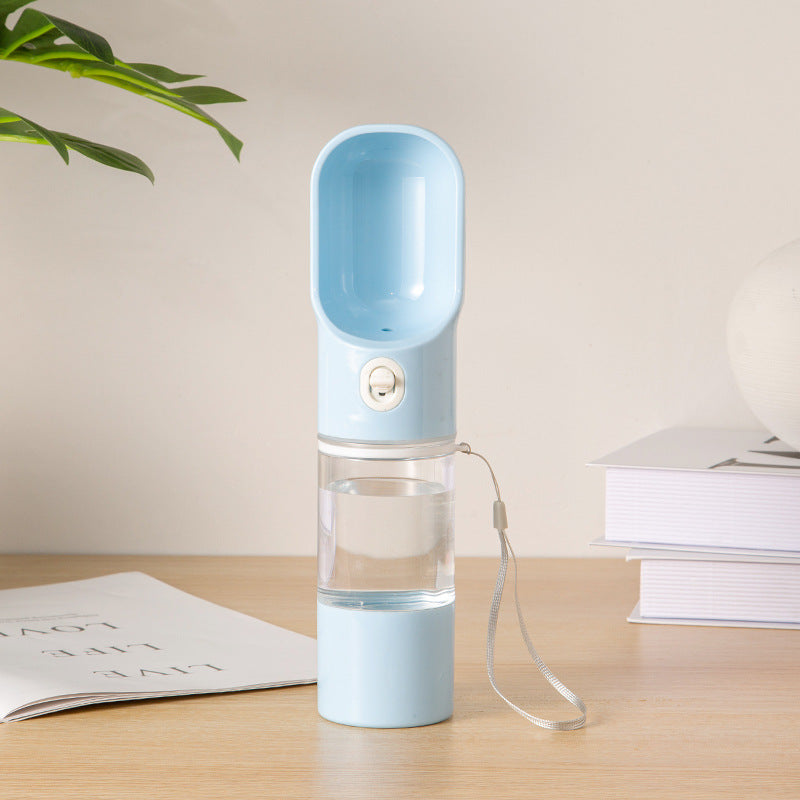 Portable Pet Water Bottle with Food Container
