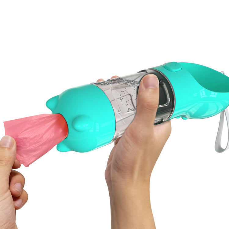 Portable Pet Water Bottle with Scoop