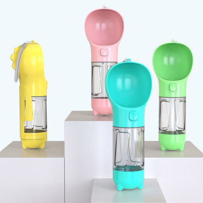 Portable Pet Water Bottle with Scoop