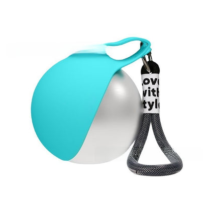 Portable Pet Water Bottle with Spherical Pendant