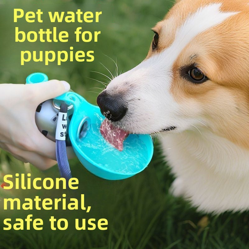 Portable Pet Water Dispenser with Hanging Rope