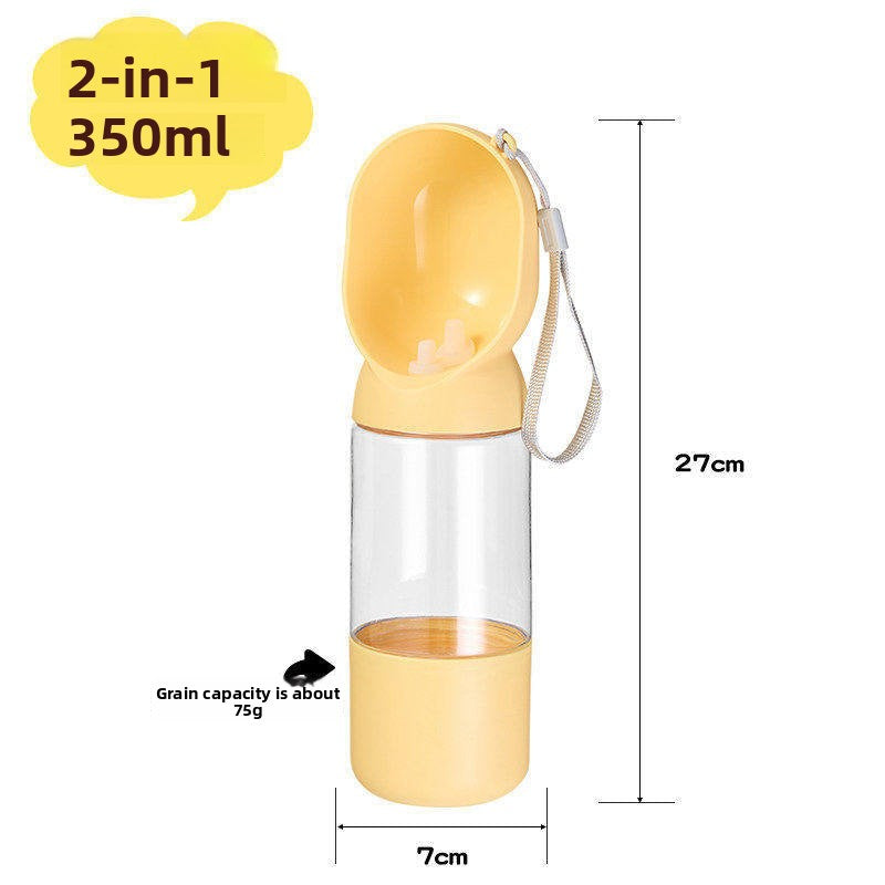 Portable Pet Water Drinker Outdoor Feeding Cup