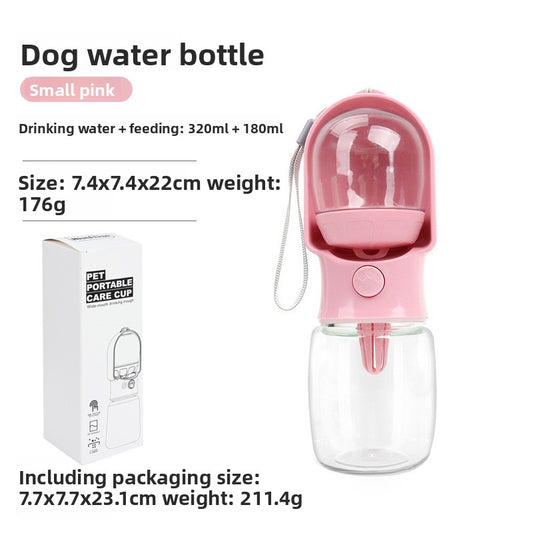 Portable Pet Water Food Container Bottle